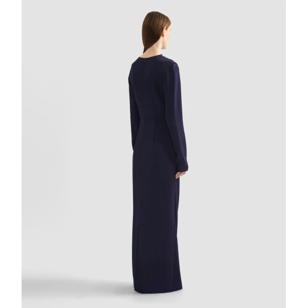 Erdem Embellished Sable Long Sleeve Gown - Dresses - British Romantic Luxury at Luxury Shoes 