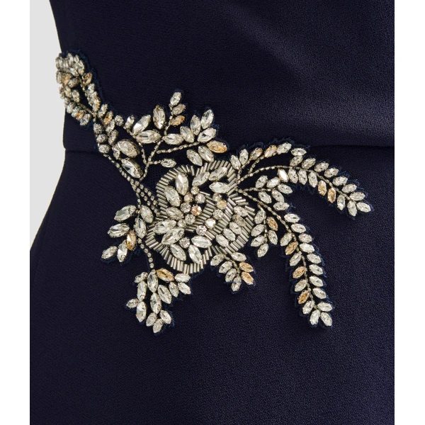 Erdem Embellished Sable Long Sleeve Gown - Dresses - British Romantic Luxury at Luxury Shoes 