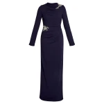 Erdem Embellished Sable Long Sleeve Gown - Dresses - British Romantic Luxury at Luxury Shoes 