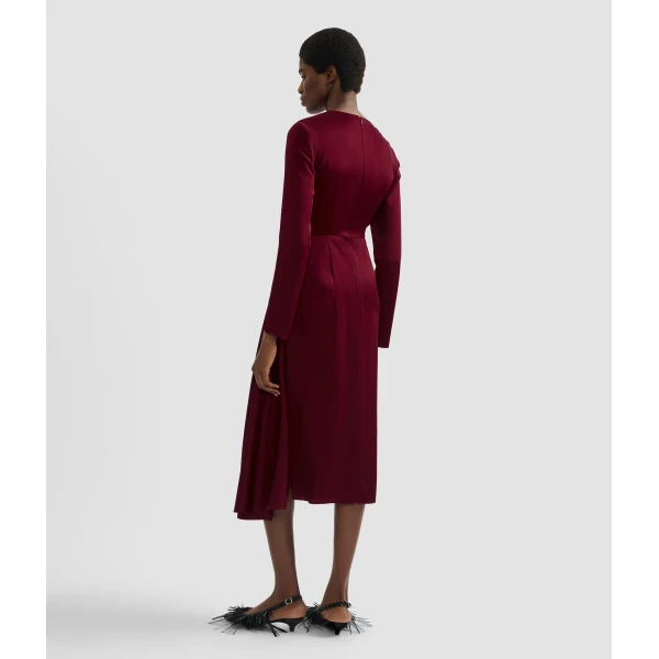 Erdem Embellished Satin Cady Midi Dress - Dresses - British Romantic Luxury at Luxury Shoes 