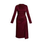 Erdem Embellished Satin Cady Midi Dress - Dresses - British Romantic Luxury at Luxury Shoes 