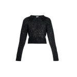Erdem Embellished Sequin Cropped Cardigan - Knitwear - British Romantic Luxury at Luxury Shoes 