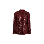 Erdem Embellished Sequin Long Sleeve Shirt - Tops - British Romantic Luxury at Luxury Shoes 