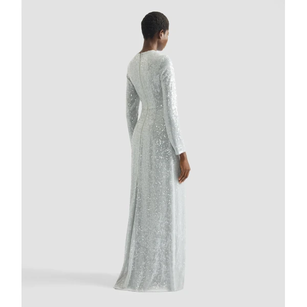Erdem Embellished Sequins Long Sleeve Gown - Dresses - British Romantic Luxury at Luxury Shoes 