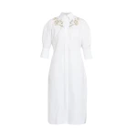 Erdem Embellished Shirt Dress - Dresses - British Romantic Luxury at Luxury Shoes 