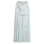 Erdem Embellished Silk Creponne Gown - Dresses - British Romantic Luxury at Luxury Shoes 