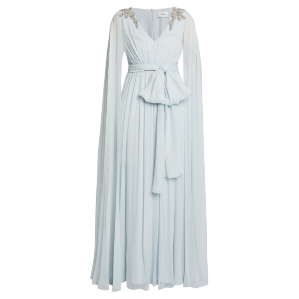 Erdem Embellished Silk Creponne Gown - Dresses - British Romantic Luxury at Luxury Shoes 
