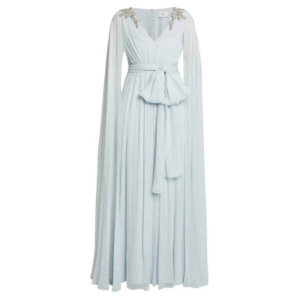 Erdem Embellished Silk Creponne Gown - Dresses - British Romantic Luxury at Luxury Shoes 