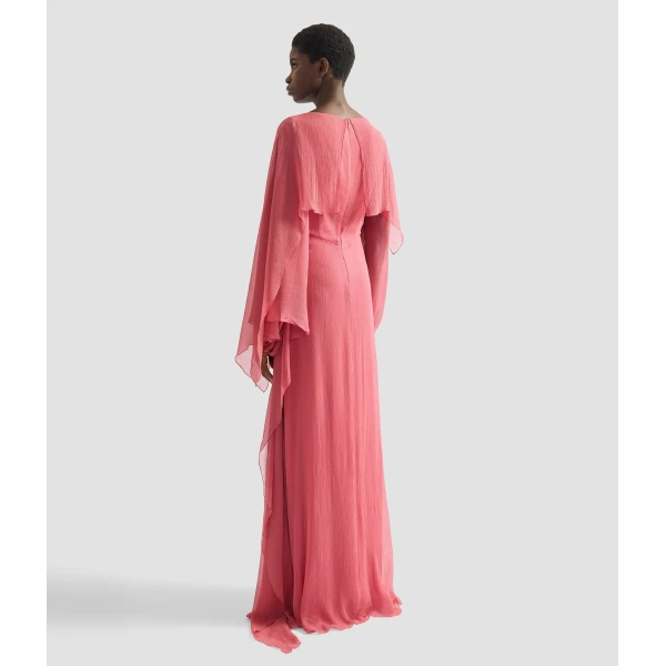 Erdem Embellished Silk Creponne Long Sleeve Gown - Dresses - British Romantic Luxury at Luxury Shoes 