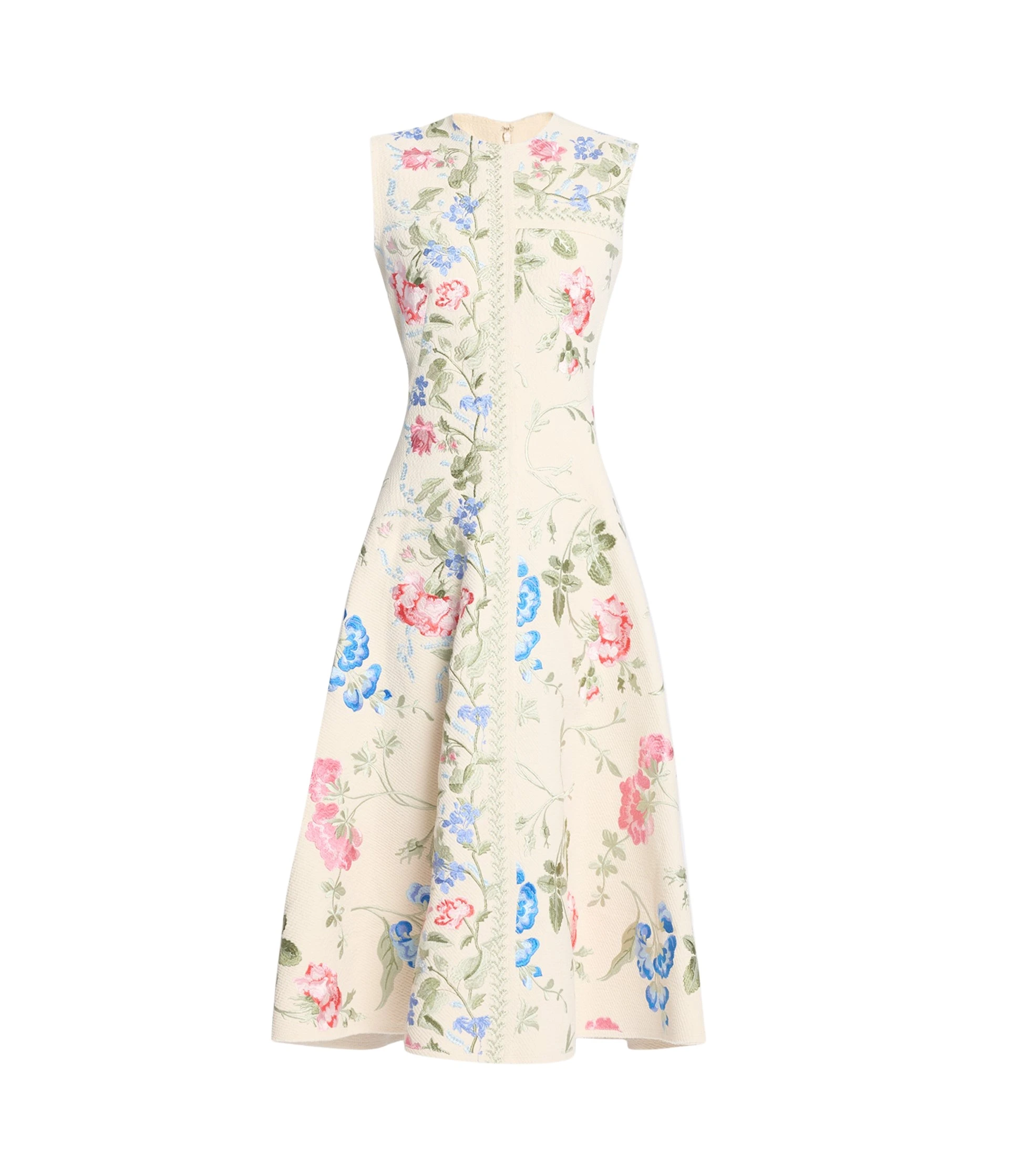 Erdem-Embroidered-Cotton-Twill-Hourglass-Midi-Dress-coveti20325_nobg Erdem Embroidered Cotton Twill Hourglass Midi Dress - Dresses - British Romantic Luxury at Luxury Shoes