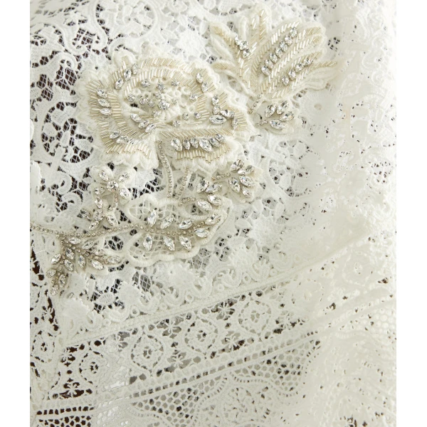 Erdem Embroidered Guipure Midi Dress - Dresses - British Romantic Luxury at Luxury Shoes 