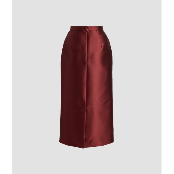 Erdem Embroidered Mikado Midi Pencil Skirt - Skirts - British Romantic Luxury at Luxury Shoes 