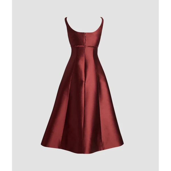 Erdem Embroidered Mikado Sleeveless Midi Dress - Dresses - British Romantic Luxury at Luxury Shoes 