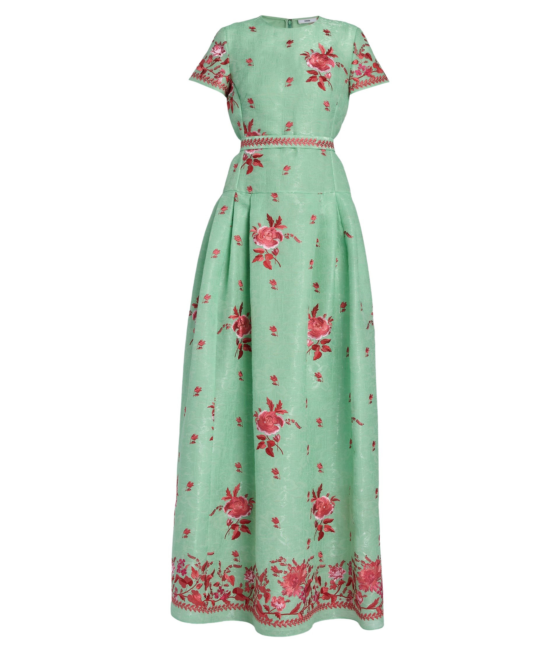 Erdem Embroidered Organza Drop Waist Gown - Dresses - British Romantic Luxury at Luxury Shoes 