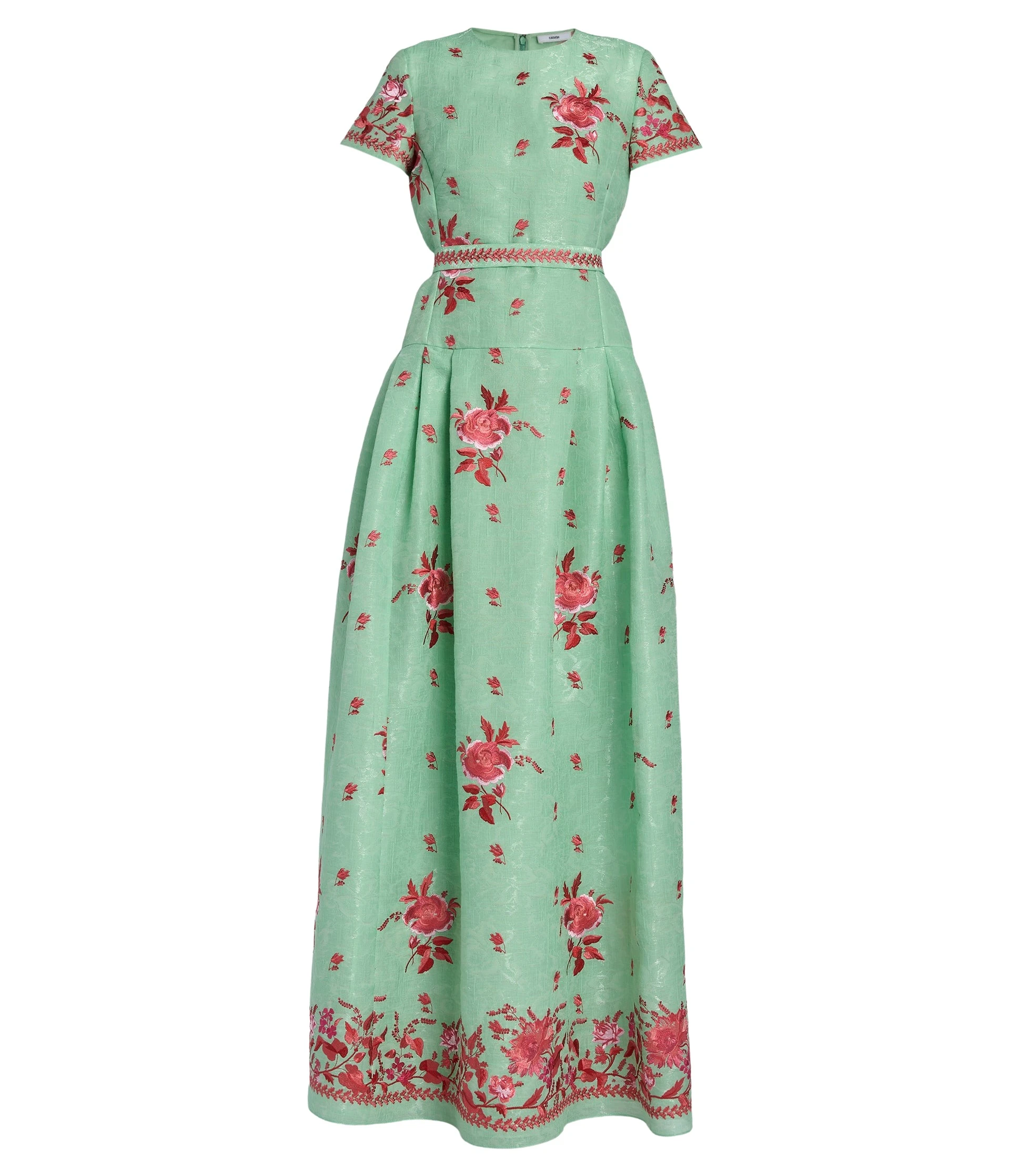 Erdem-Embroidered-Organza-Drop-Waist-Gown-coveti91091_nobg Erdem Embroidered Organza Drop Waist Gown - Dresses - British Romantic Luxury at Luxury Shoes