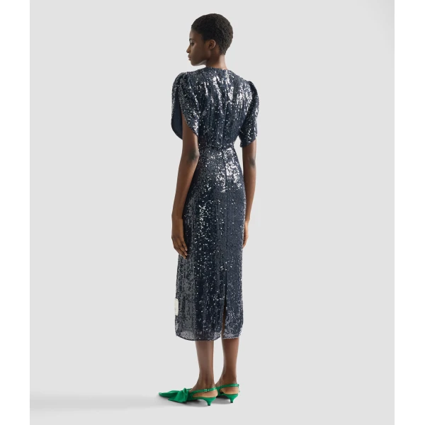 Erdem Embroidered Sequins Midi Dress - Dresses - British Romantic Luxury at Luxury Shoes 
