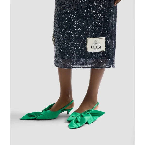 Erdem Embroidered Sequins Midi Dress - Dresses - British Romantic Luxury at Luxury Shoes 