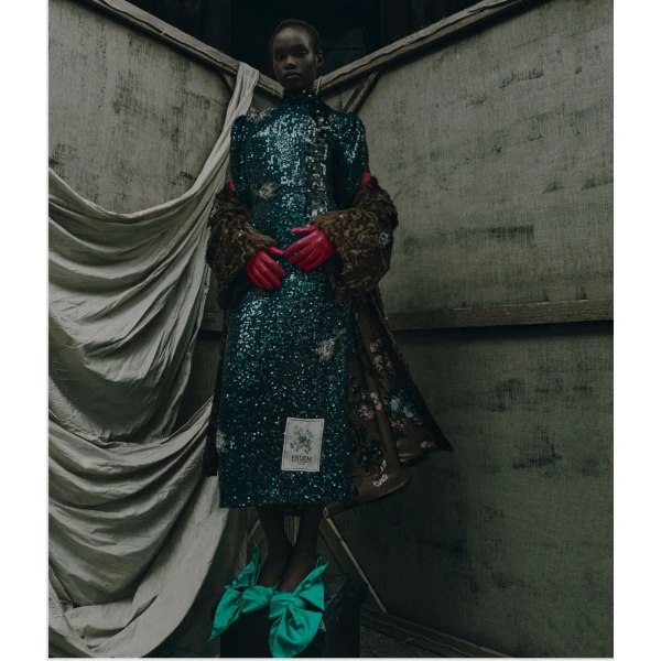 Erdem Embroidered Sequins Midi Dress - Dresses - British Romantic Luxury at Luxury Shoes 