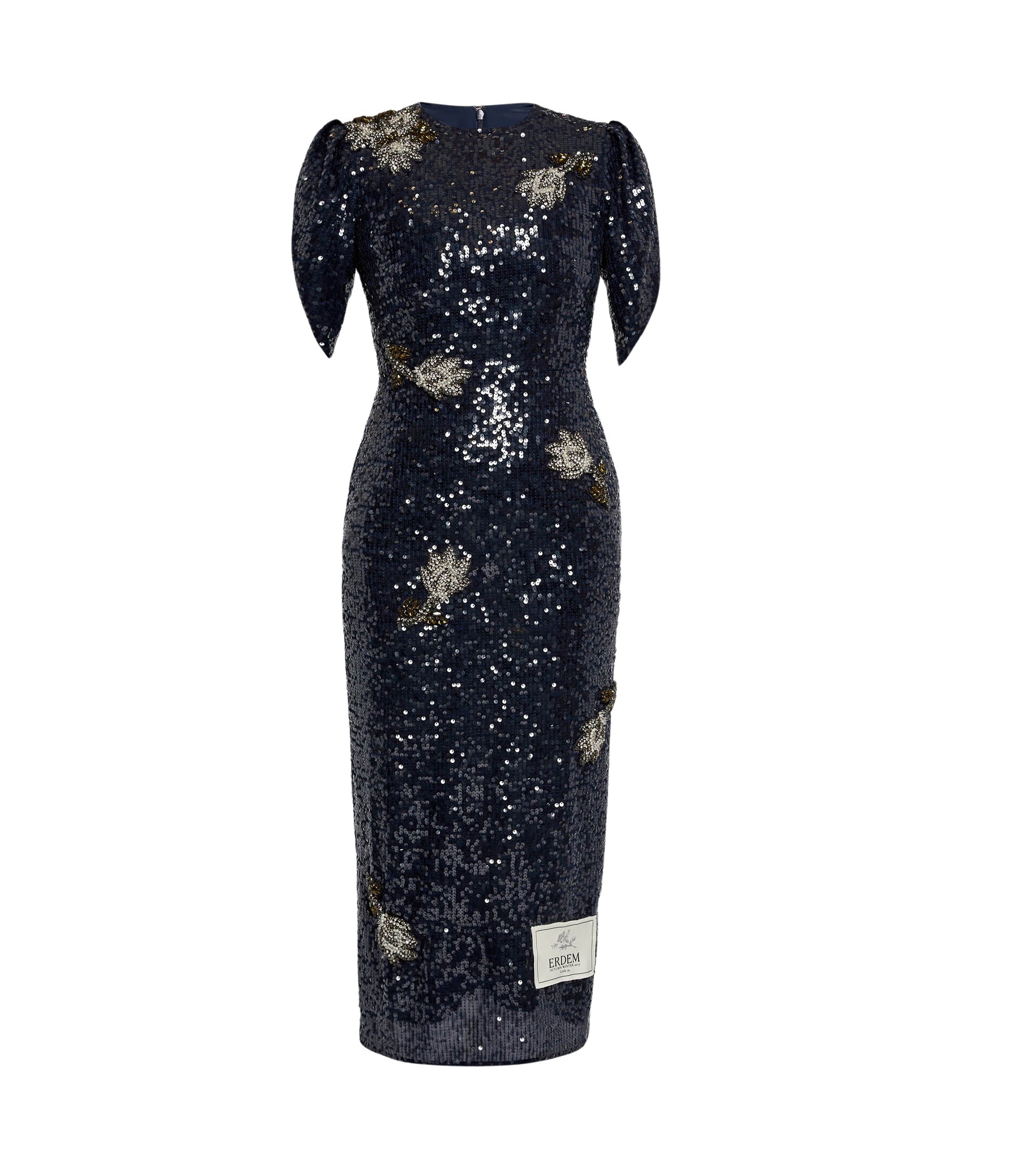 Erdem Embroidered Sequins Midi Dress - Dresses - British Romantic Luxury at Luxury Shoes 