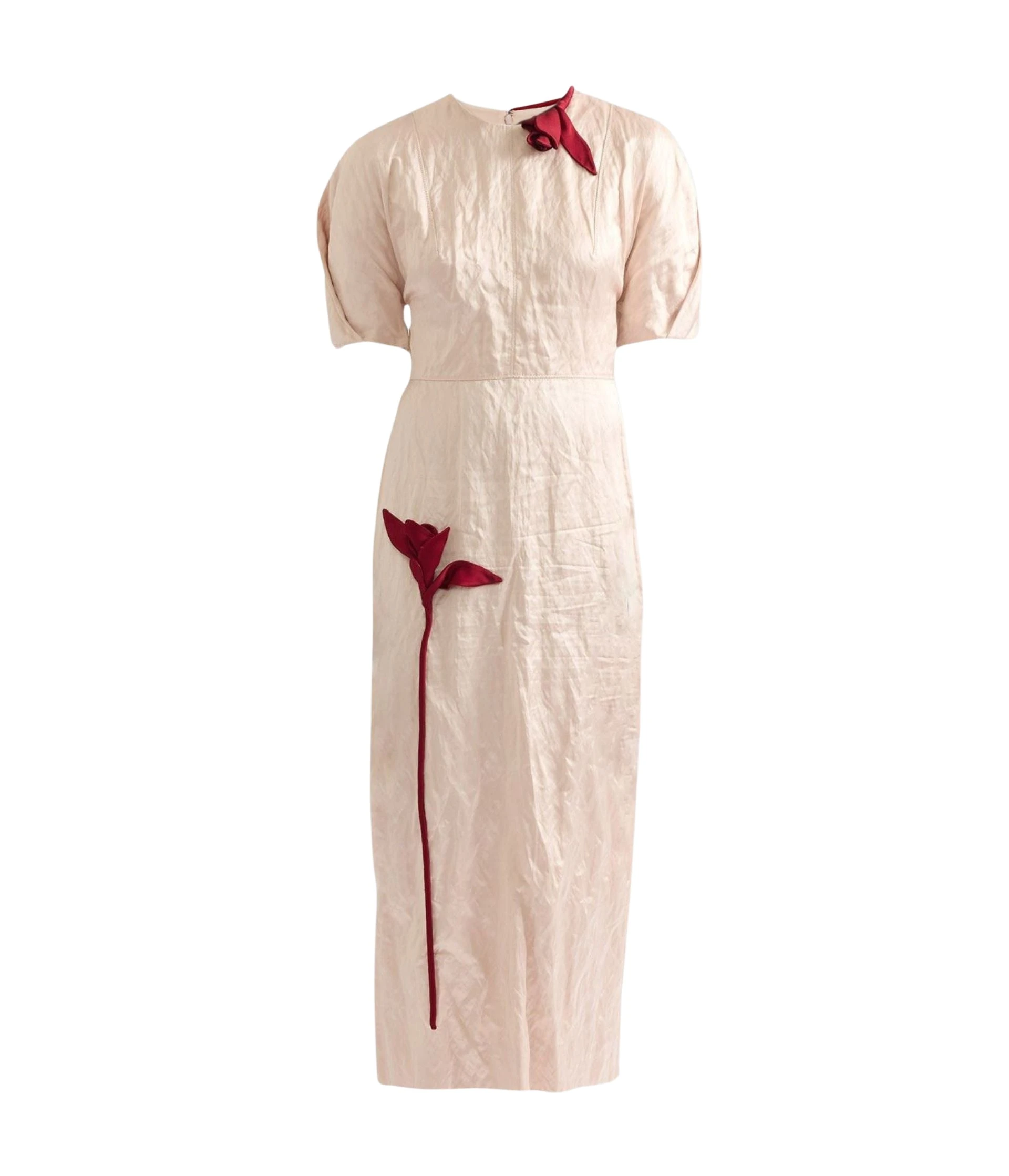 Erdem-Embroidered-Textured-Satin-Midi-Dress-coveti50399_nobg Erdem Embroidered Textured Satin Midi Dress - Dresses - British Romantic Luxury at Luxury Shoes