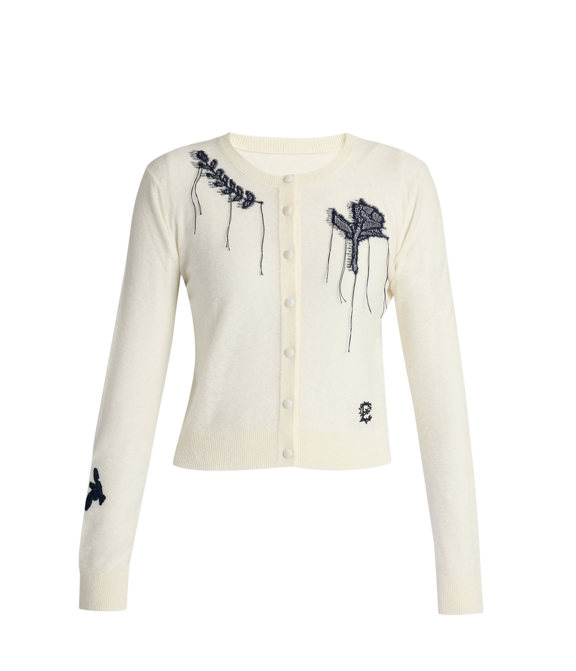 Erdem Fine Alpaca Blend Fitted Cardigan - Knitwear - British Romantic Luxury at Luxury Shoes 