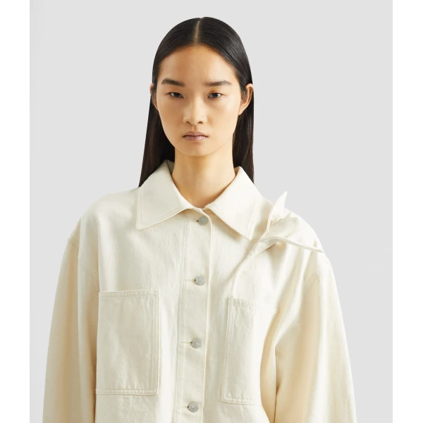 Erdem Floral Appliqué Denim Cropped Jacket - Jackets - British Romantic Luxury at Luxury Shoes 