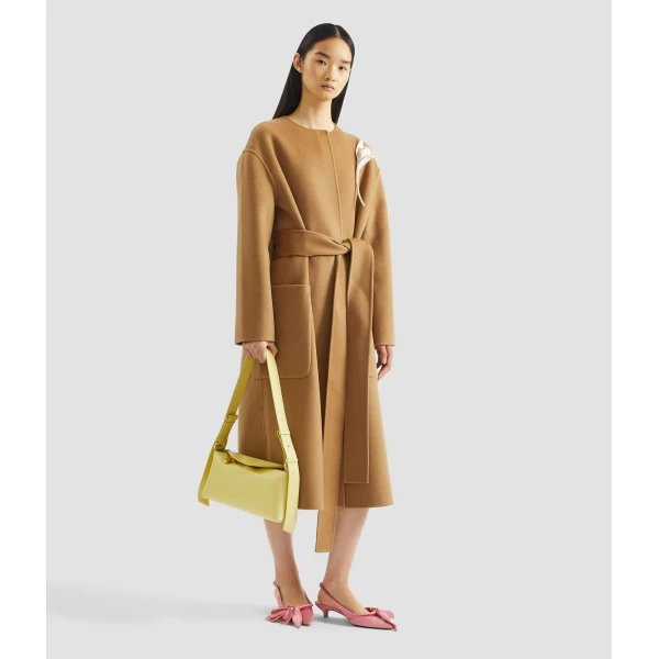 Erdem Floral Appliqué Double Faced Wool Coat - Coats - British Romantic Luxury at Luxury Shoes 