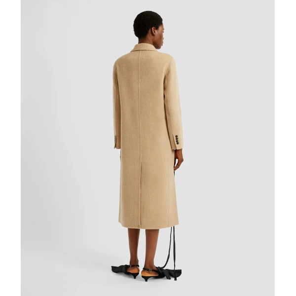 Erdem Floral Appliqué Double Faced Wool Tailored Coat - Coats - British Romantic Luxury at Luxury Shoes 
