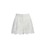 Erdem-Floral-Cotton-Cutwork-Tailored-Shorts-coveti21494_nobg Erdem Floral Cotton Cutwork Tailored Shorts - Shorts - British Romantic Luxury at Luxury Shoes