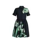 Erdem Floral Cotton Short Sleeve Mini Dress - Dresses - British Romantic Luxury at Luxury Shoes 