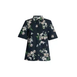 Erdem Floral Cotton Short Sleeve Shirt - Tops - British Romantic Luxury at Luxury Shoes 