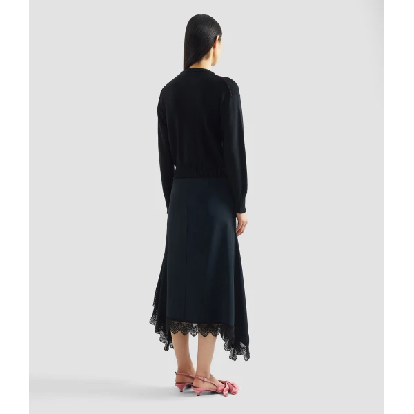 Erdem Floral Crew Neck Jumper - Knitwear - British Romantic Luxury at Luxury Shoes 