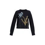 Erdem Floral Crew Neck Jumper - Knitwear - British Romantic Luxury at Luxury Shoes 