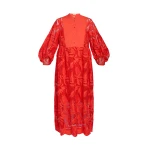 Erdem Floral Cutwork Midi Dress - Dresses - British Romantic Luxury at Luxury Shoes 