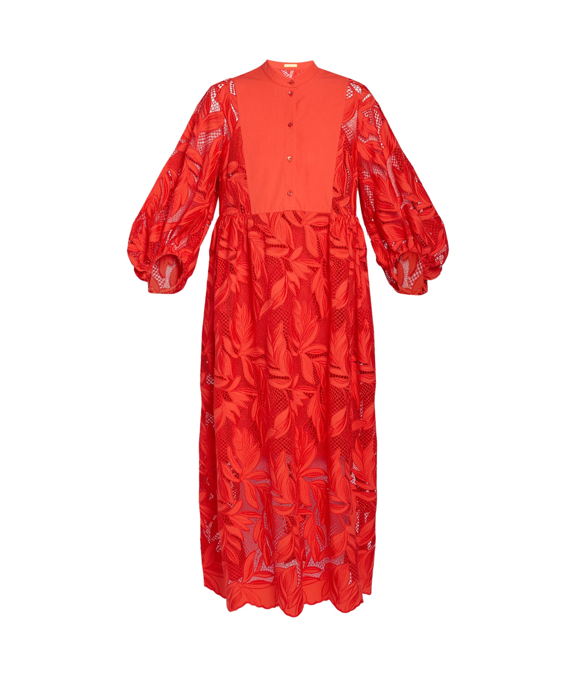 Erdem Floral Cutwork Midi Dress - Dresses - British Romantic Luxury at Luxury Shoes 
