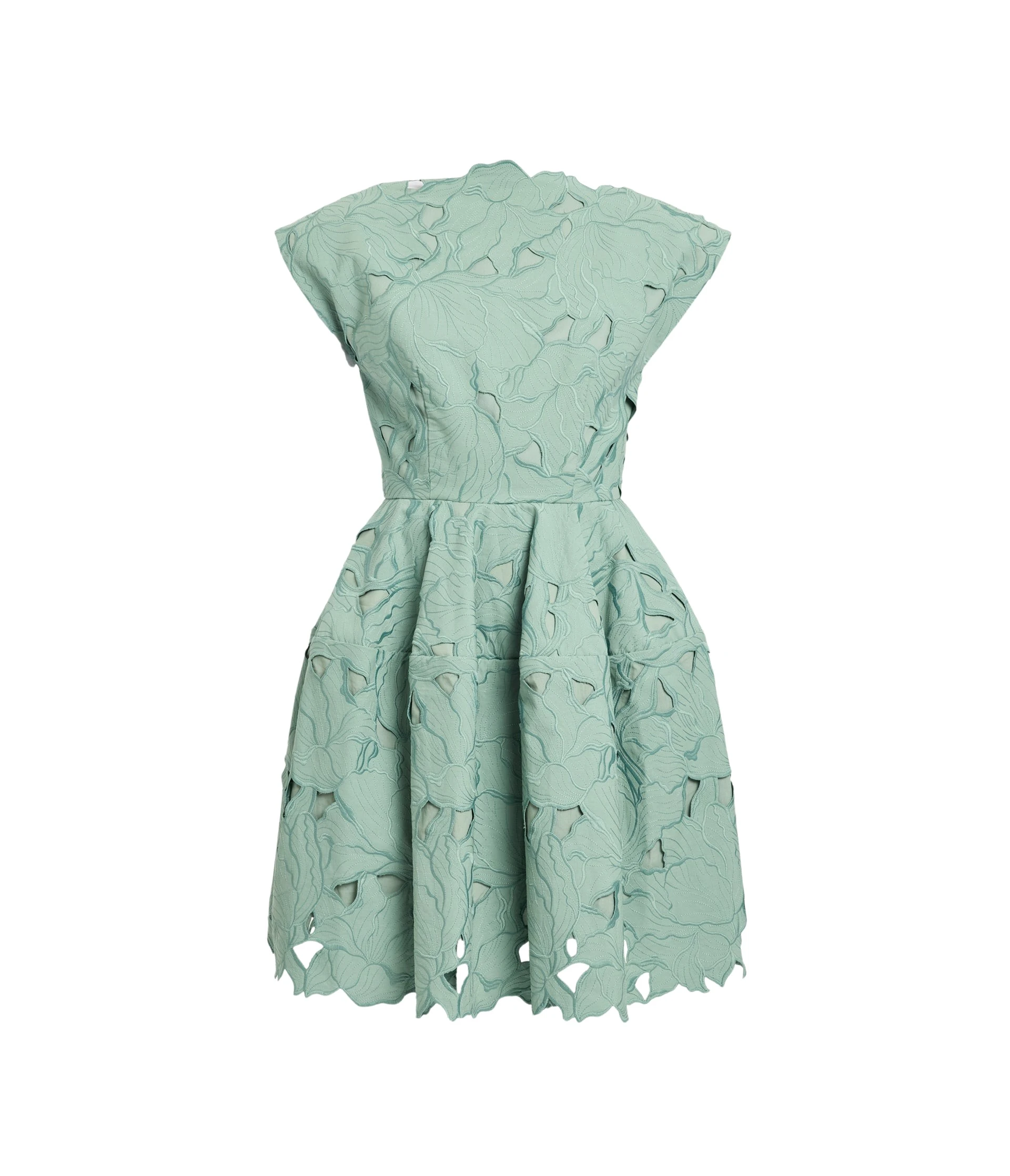 Erdem-Floral-Cutwork-Mini-Dress-coveti55912_nobg Erdem Floral Cutwork Mini Dress - Dresses - British Romantic Luxury at Luxury Shoes
