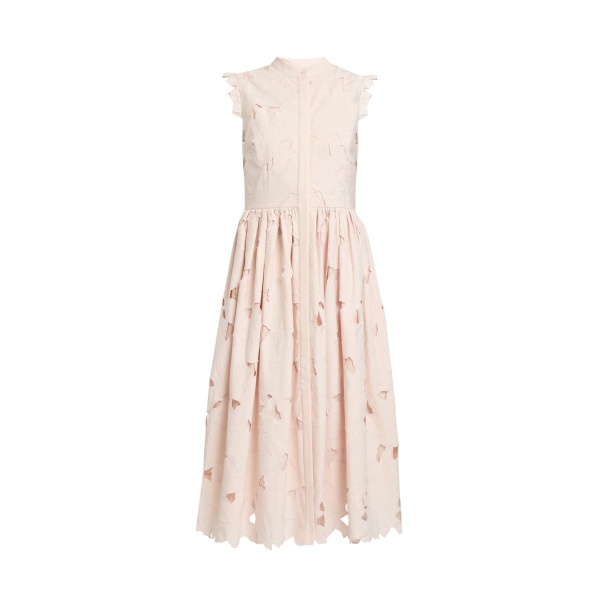 Erdem Floral Cutwork Sleeveless Midi Dress - Dresses - British Romantic Luxury at Luxury Shoes 