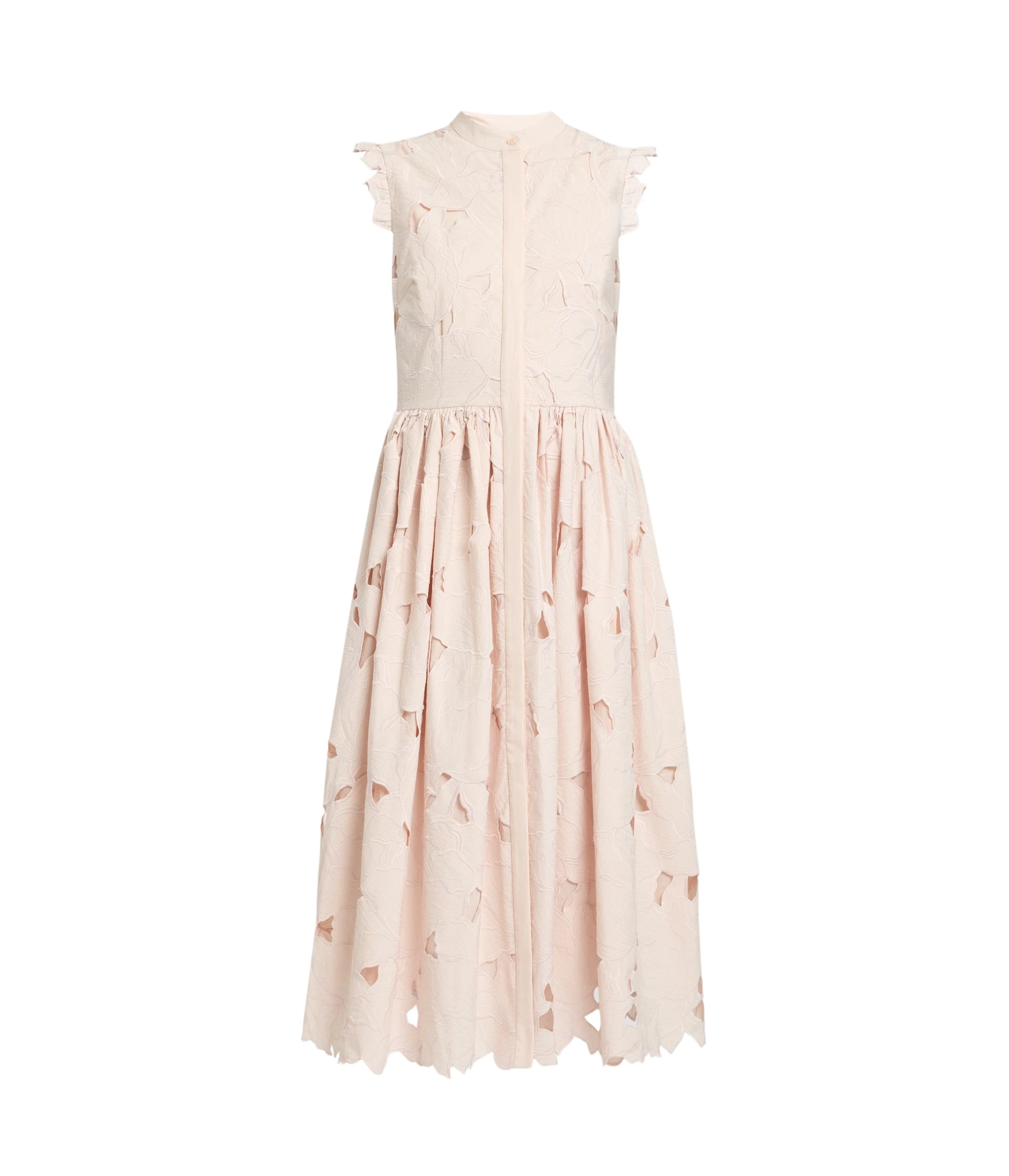 Erdem-Floral-Cutwork-Sleeveless-Midi-Dress-coveti27657_nobg Erdem Floral Cutwork Sleeveless Midi Dress - Dresses - British Romantic Luxury at Luxury Shoes