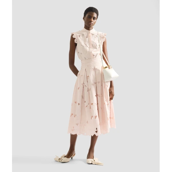Erdem Floral Cutwork Sleeveless Shirt - Tops - British Romantic Luxury at Luxury Shoes 