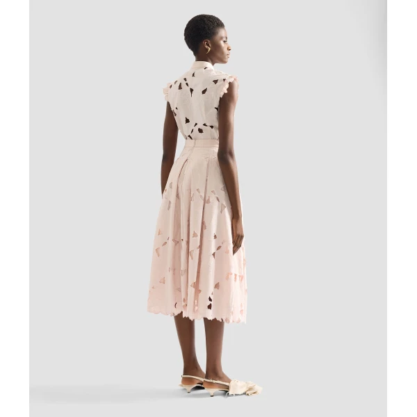 Erdem Floral Cutwork Sleeveless Shirt - Tops - British Romantic Luxury at Luxury Shoes 