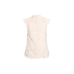 Erdem-Floral-Cutwork-Sleeveless-Shirt-coveti11798_nobg Erdem Floral Cutwork Sleeveless Shirt - Tops - British Romantic Luxury at Luxury Shoes