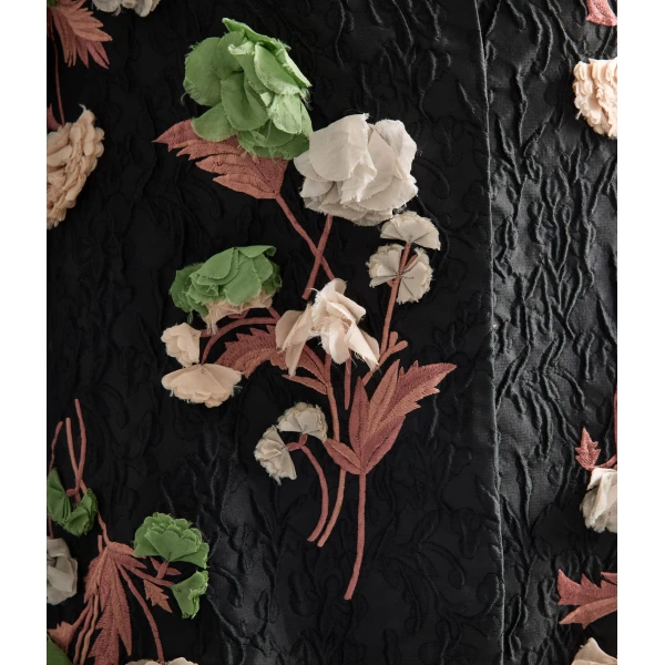 Erdem Floral Embroidered Cloque Jacket - Jackets - British Romantic Luxury at Luxury Shoes 