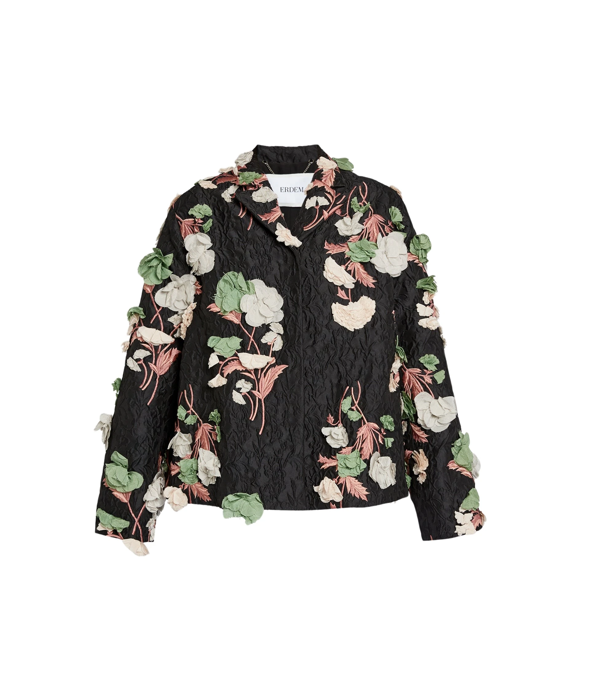 Erdem-Floral-Embroidered-Cloque-Jacket-coveti17397_nobg Erdem Floral Embroidered Cloque Jacket - Jackets - British Romantic Luxury at Luxury Shoes