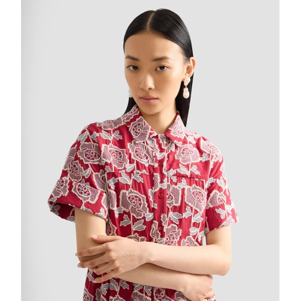 Erdem Floral Embroidered Tiered Midi Dress - Dresses - British Romantic Luxury at Luxury Shoes 
