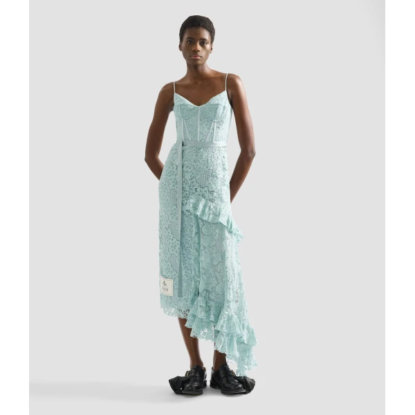 Erdem Floral Guipure Lace Sleeveless Midi Dress - Dresses - British Romantic Luxury at Luxury Shoes 