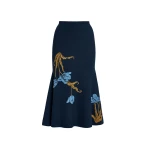 Erdem Floral Jacquard A Line Knit Skirt - Skirts - British Romantic Luxury at Luxury Shoes 
