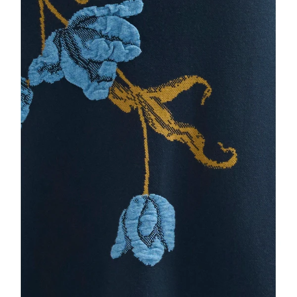 Erdem Floral Jacquard A Line Knit Skirt - Skirts - British Romantic Luxury at Luxury Shoes 