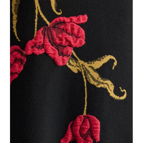 Erdem Floral Jacquard A Line Knit Skirt - Skirts - British Romantic Luxury at Luxury Shoes 