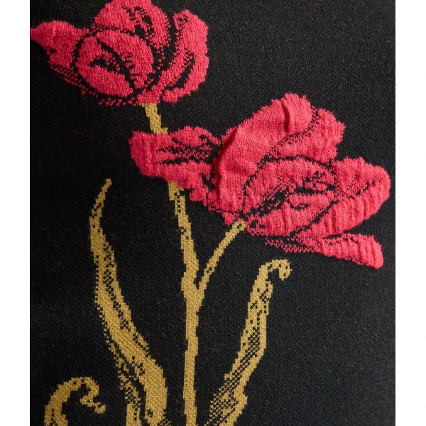 Erdem Floral Jacquard Knit Jumper - Knitwear - British Romantic Luxury at Luxury Shoes 