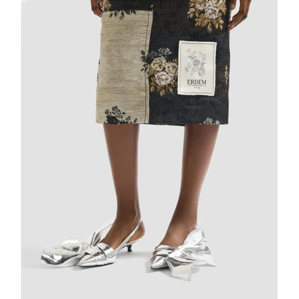 Erdem Floral Jacquard Sleeveless Midi Dress - Dresses - British Romantic Luxury at Luxury Shoes 
